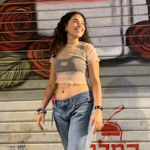 Sparkly See-through Top